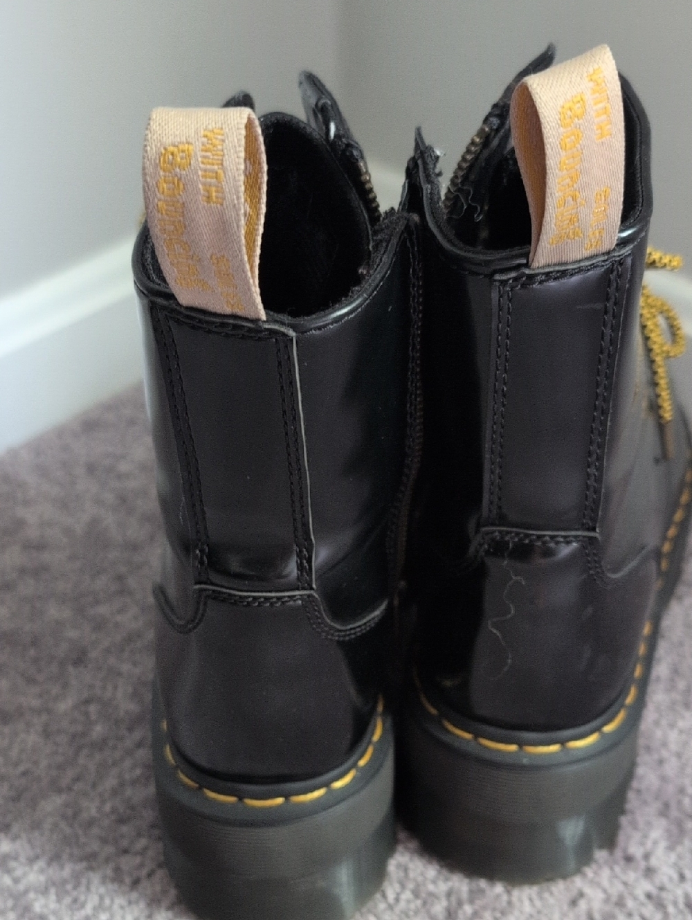 doc martens Jadon max Women's Size 10 Giraffe Laces - Picture 2 of 3